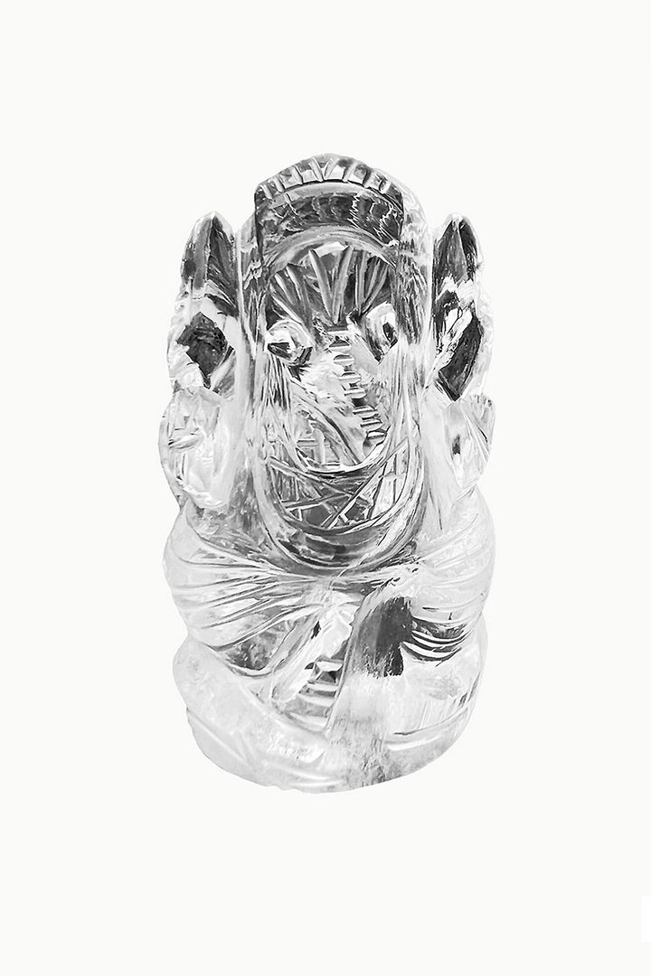 Sivalya Lord Ganesha Statue Clear Quartz