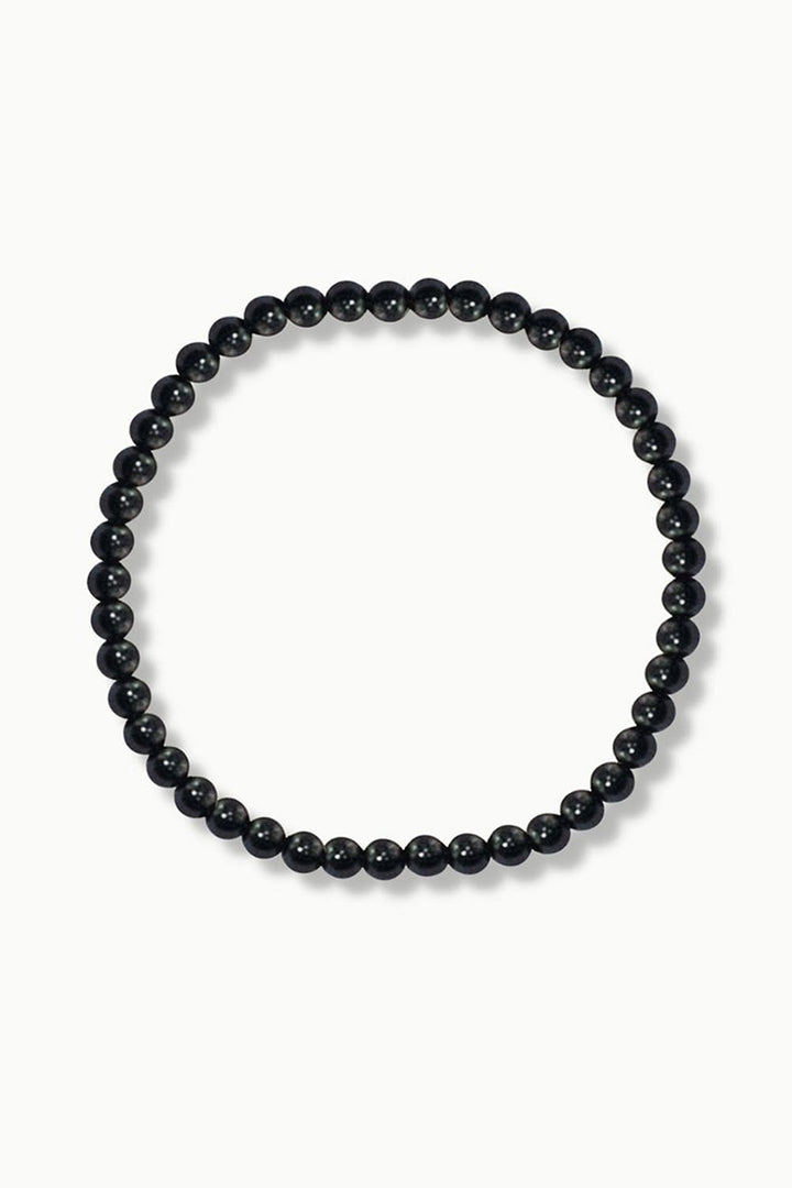 Sivalya Black Spinel Gemstone Beaded Bracelet