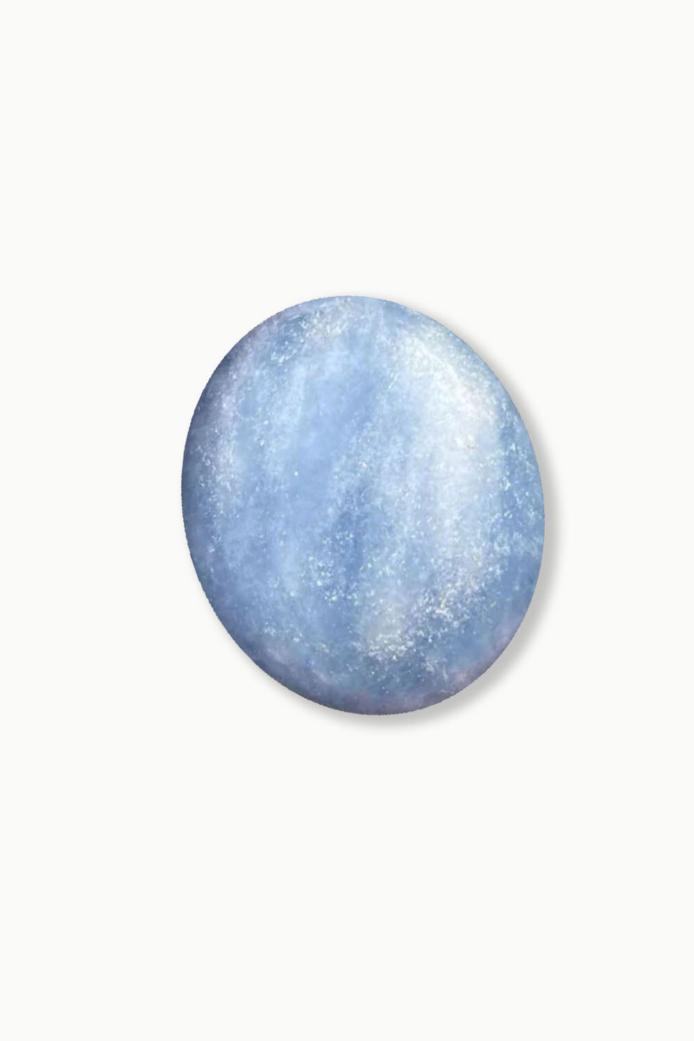 Blue Calcite Palm Stone
