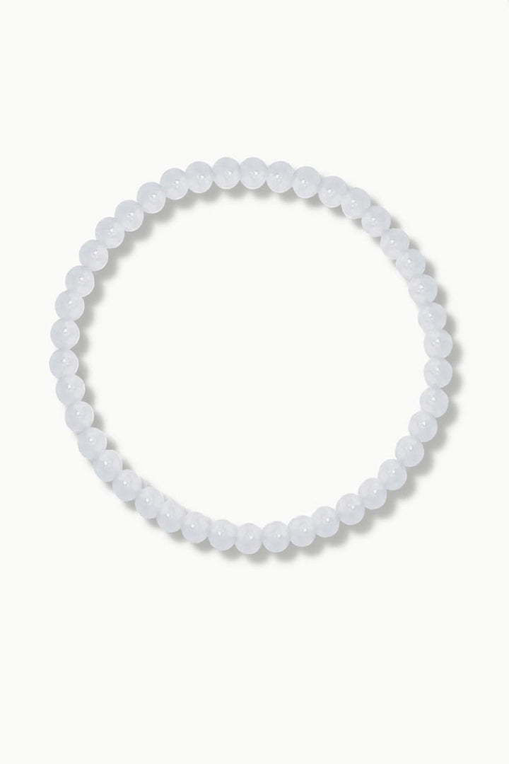 Sivalya Blue Lace Agate Gemstone Beaded Bracelet