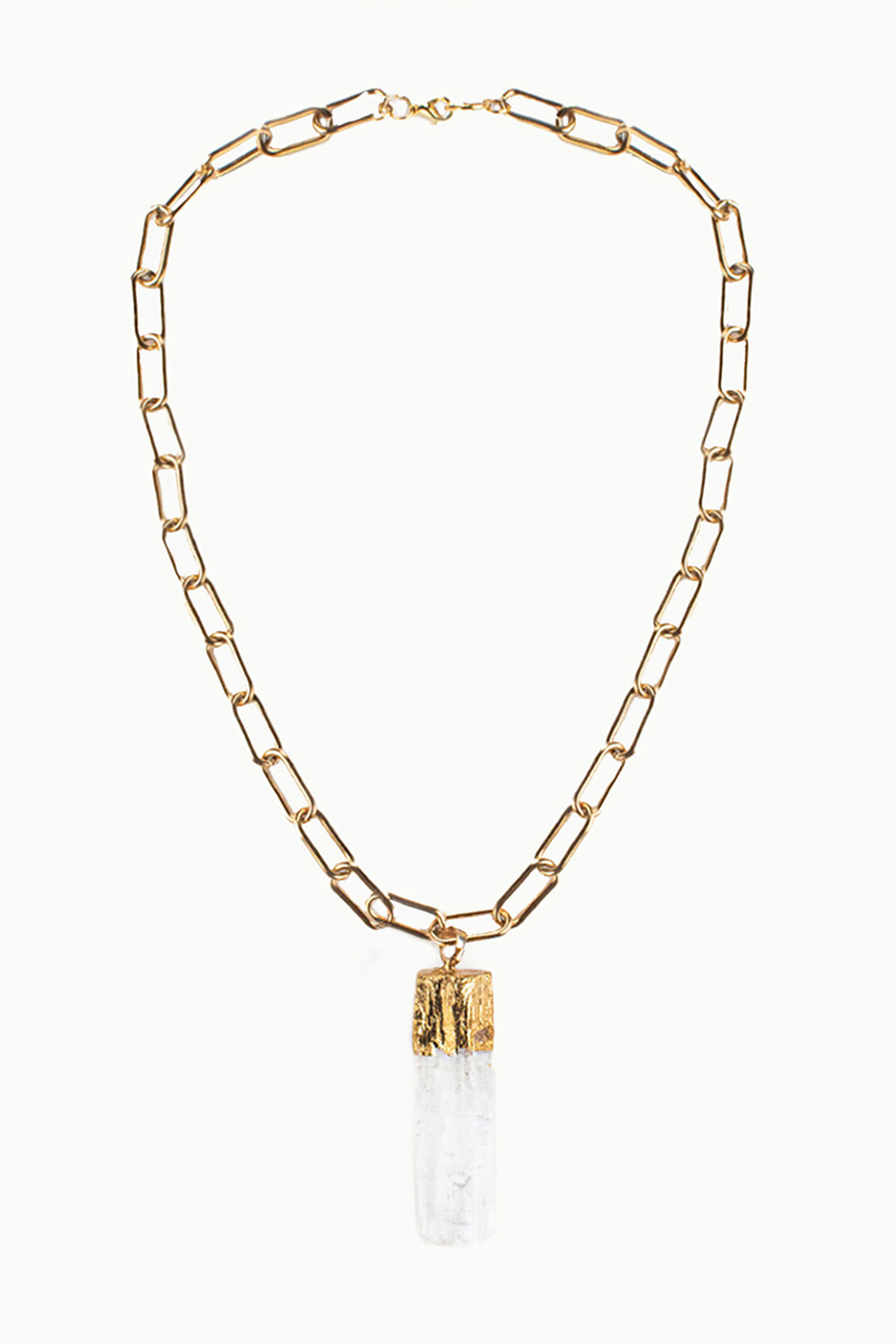 Sivalya Celestial Goddess Selenite Necklace