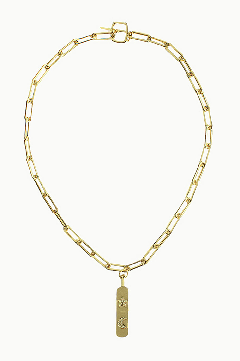 Sivalya Celestial Guides Moon and Star Amulet Necklace