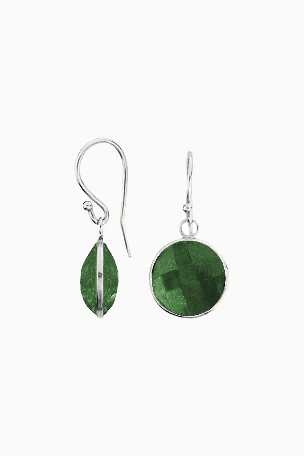Sivalya Raw Emerald Gem Drop Earrings