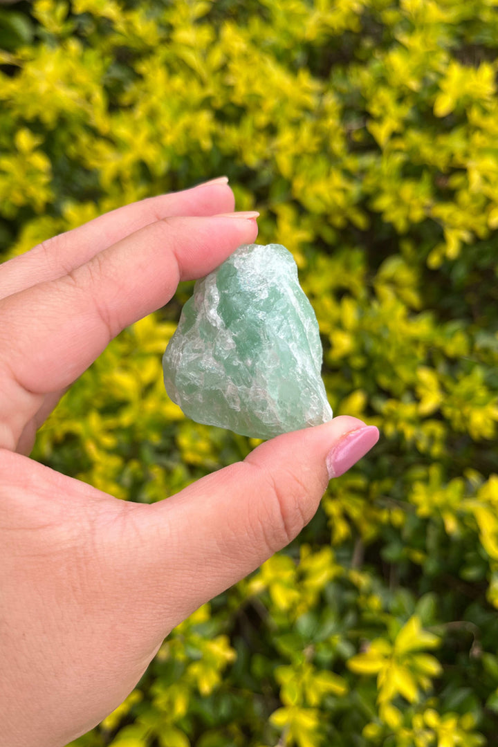 Raw Green Calcite Freeform Crystal
