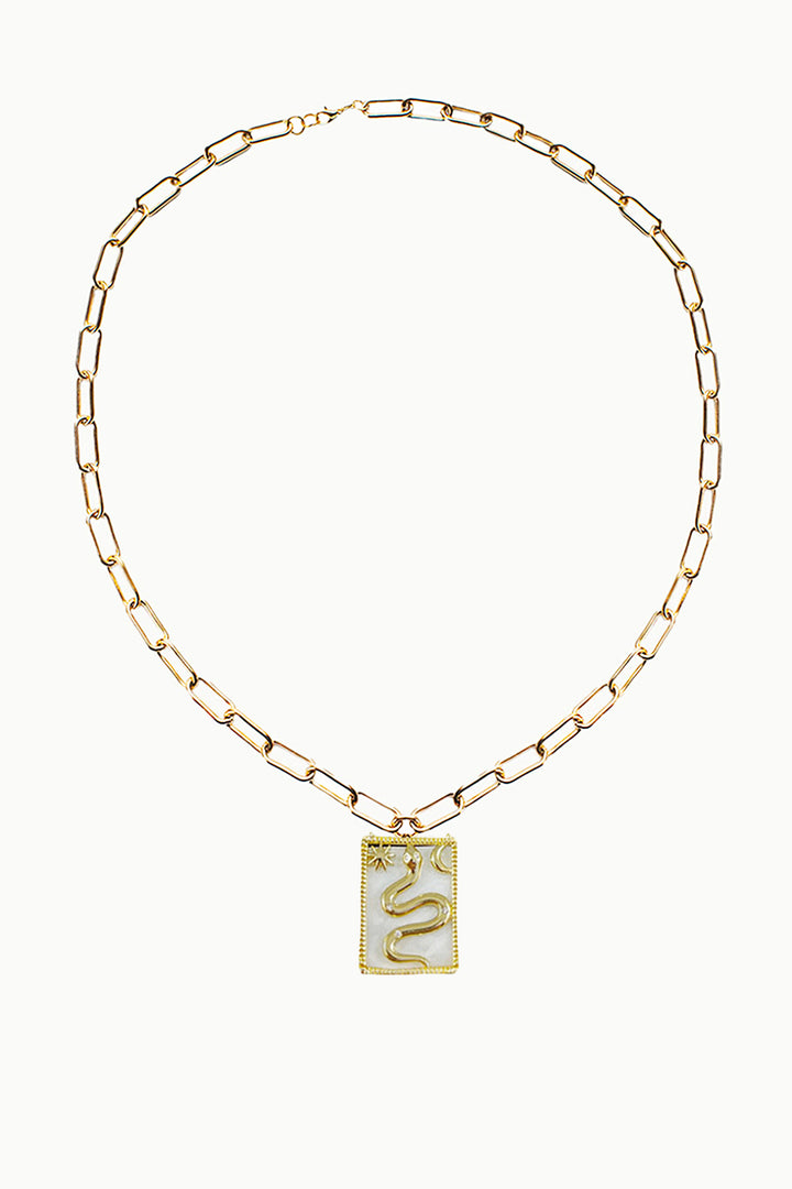 Sivalya Inner Guidance Snake Amulet Necklace