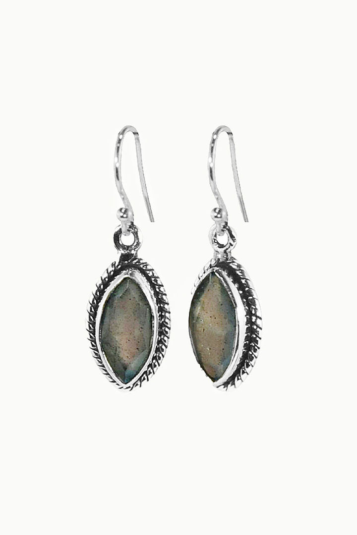 Sivalya Labradorite Drop Earrings - Ananda