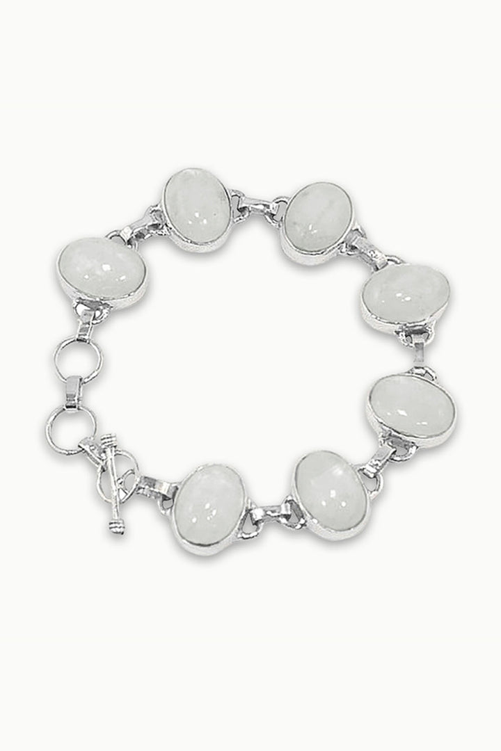 Sivalya Moonstone Silver Bracelet - Splendor