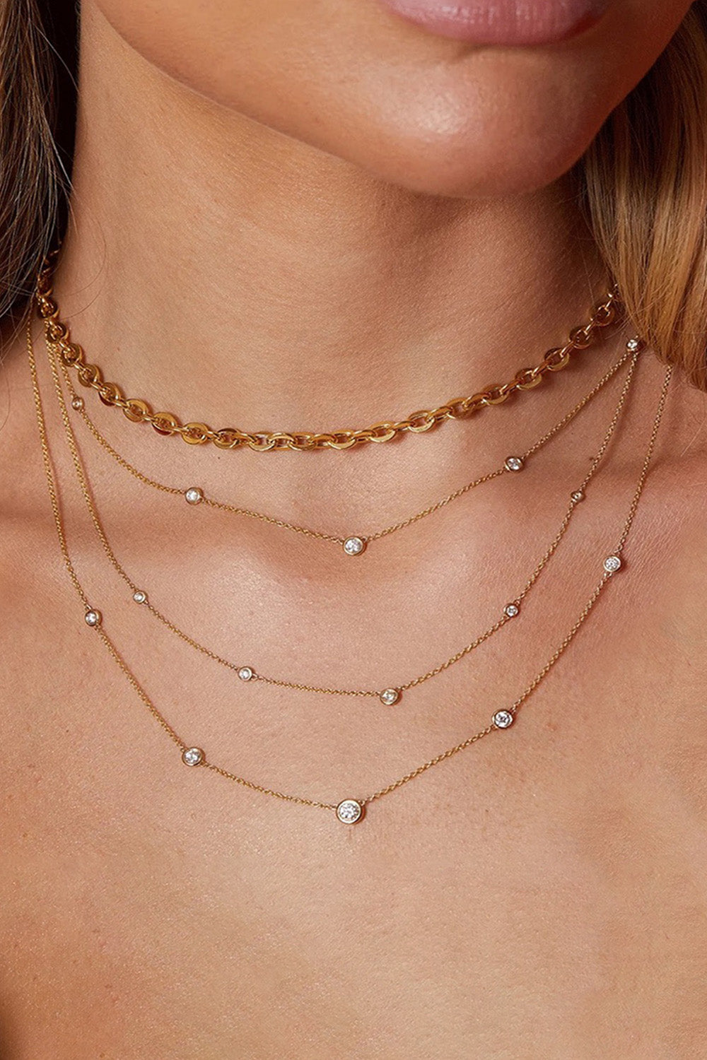 Sivalya Oasis Zircon Chain Necklace