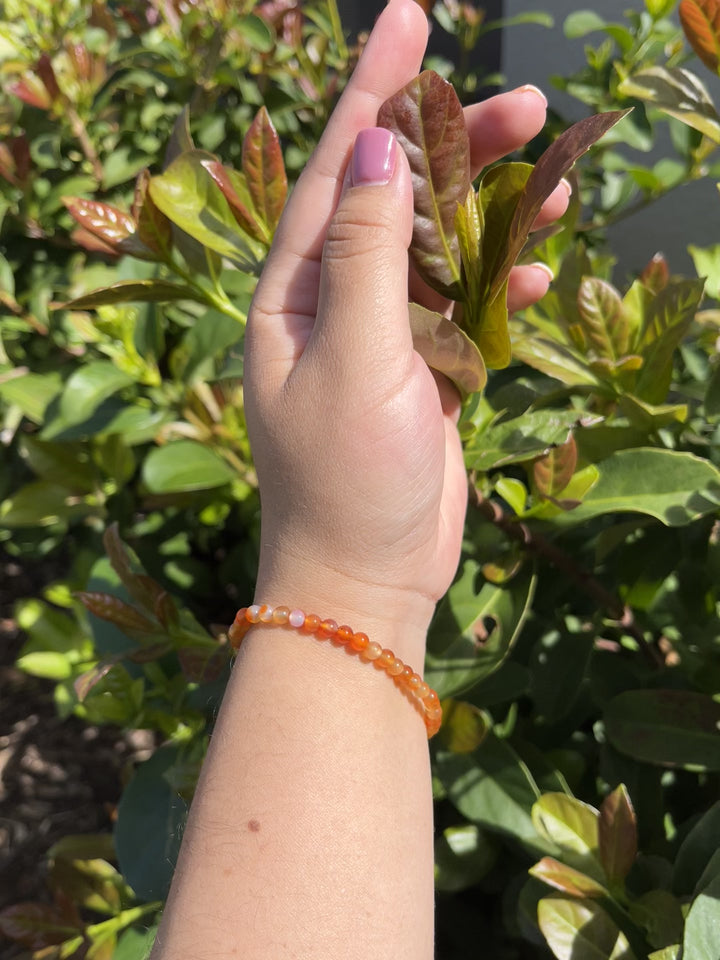 Sivalya Carnelian Gemstone Beaded Bracelet