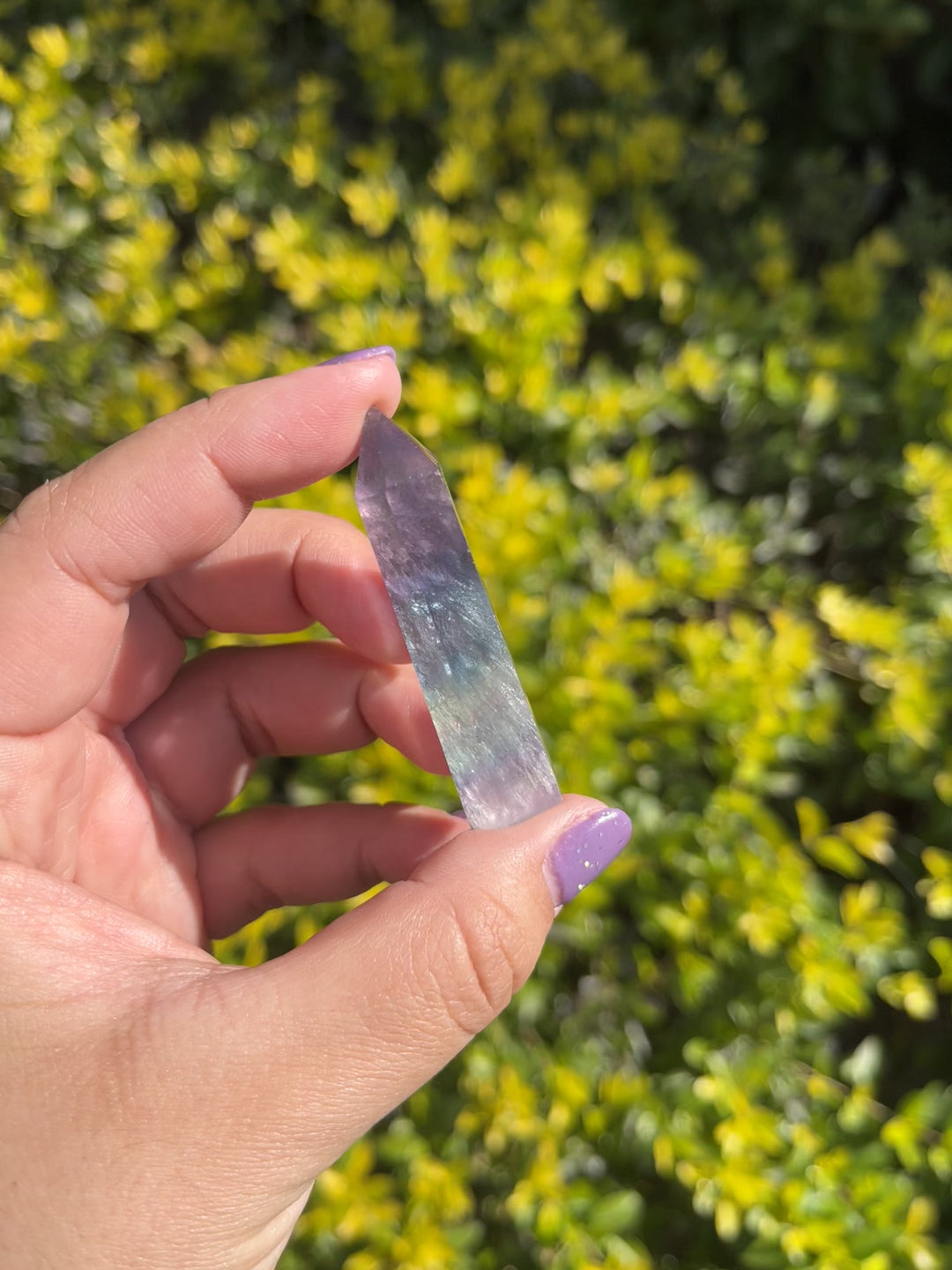 Rainbow Fluorite Tower #1