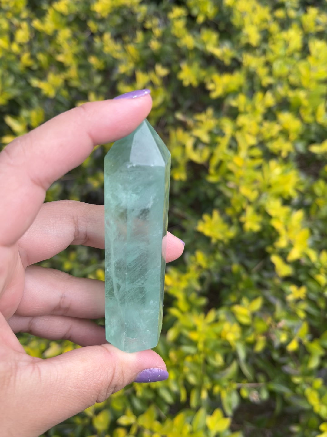 Green Fluorite Point #1