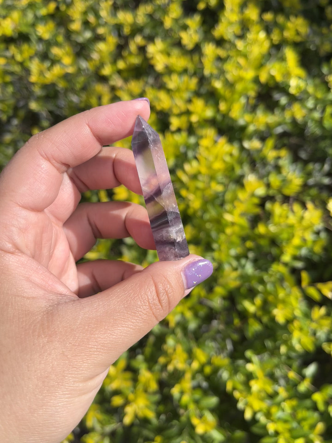 Rainbow Fluorite Tower #3