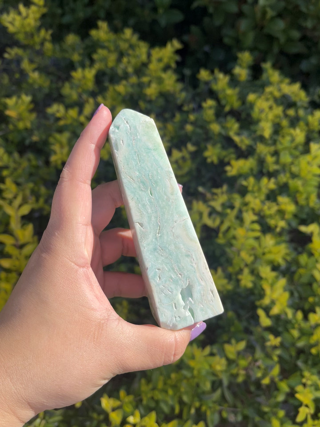 Blue Aragonite Tower #2