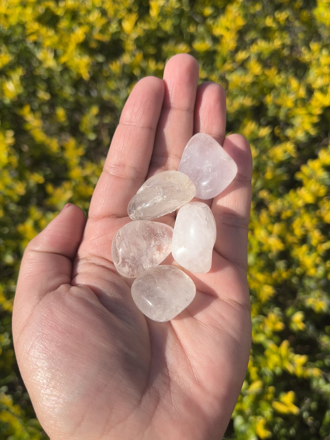 Clear Quartz Tumbles