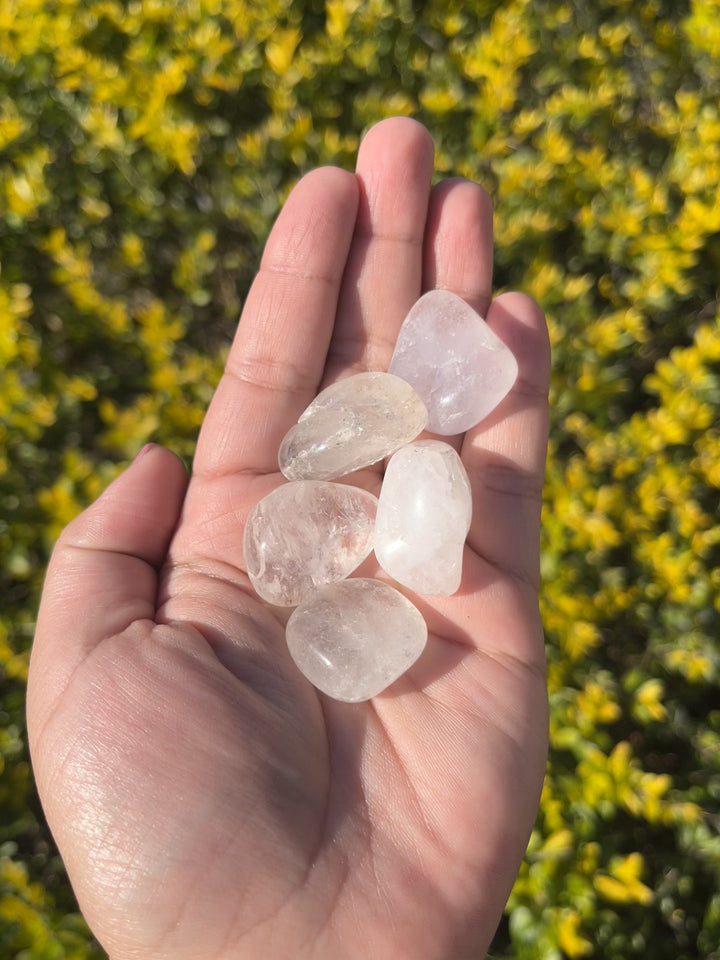 Clear Quartz Tumbles