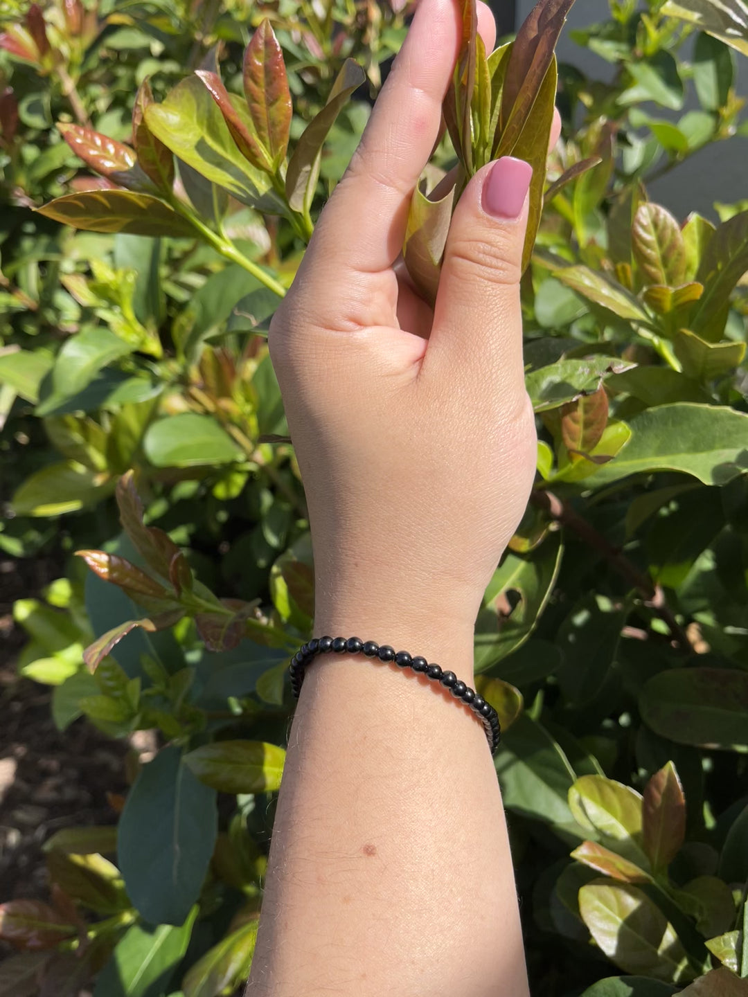 Sivalya Black Onyx Gemstone Beaded Bracelet