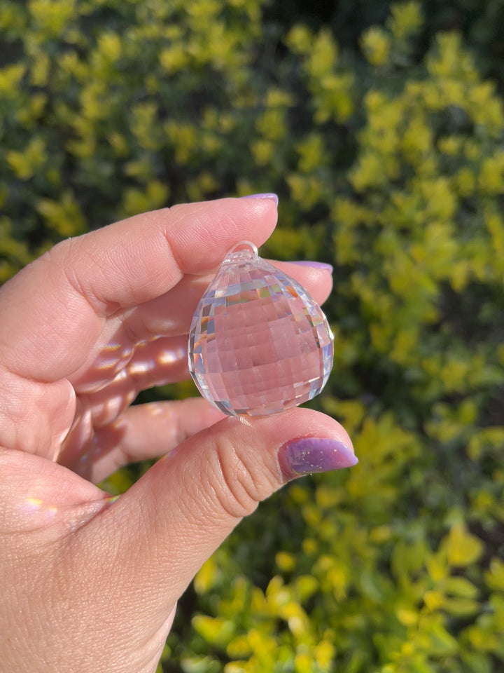 Sparkling Crystal Quartz Pendulum