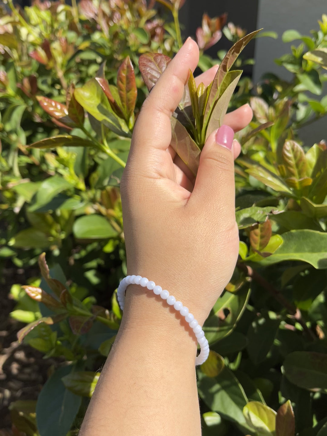 Sivalya Blue Lace Agate Gemstone Beaded Bracelet