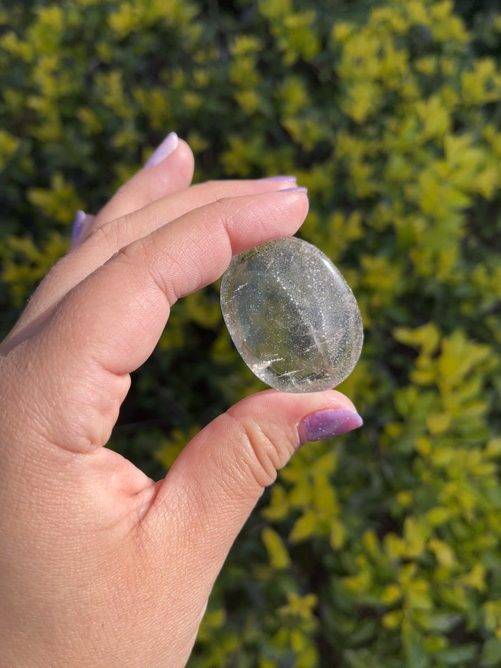 Clear Quartz Palm Crystal