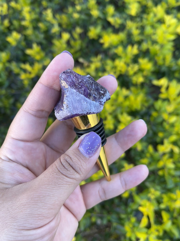 Amethyst Wine Bottle Stopper