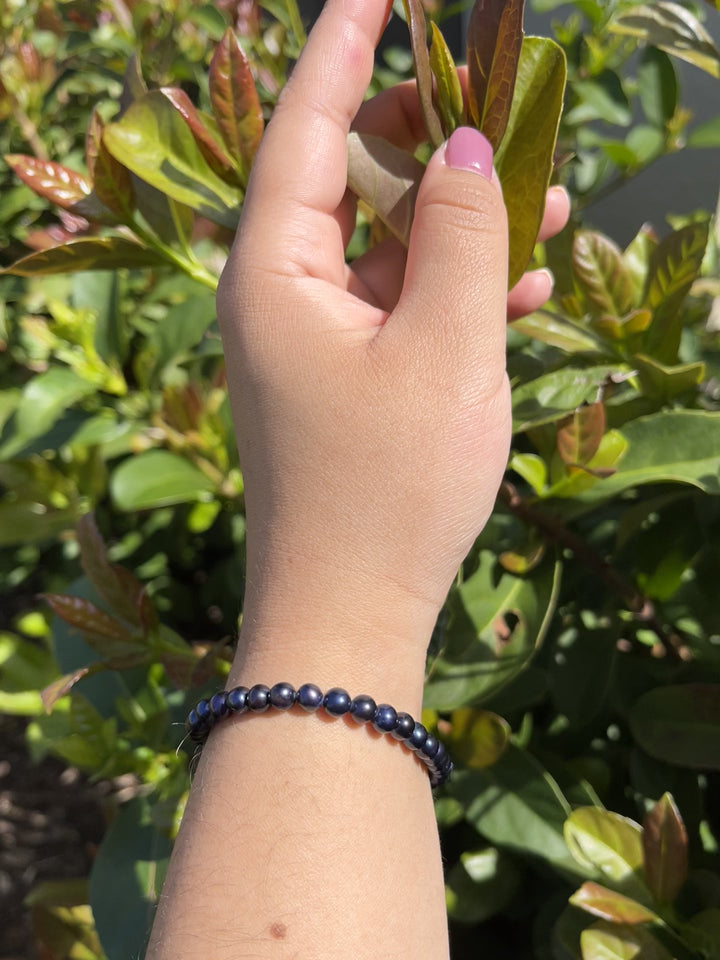 Sivalya Gray Pearl Beaded Bracelet