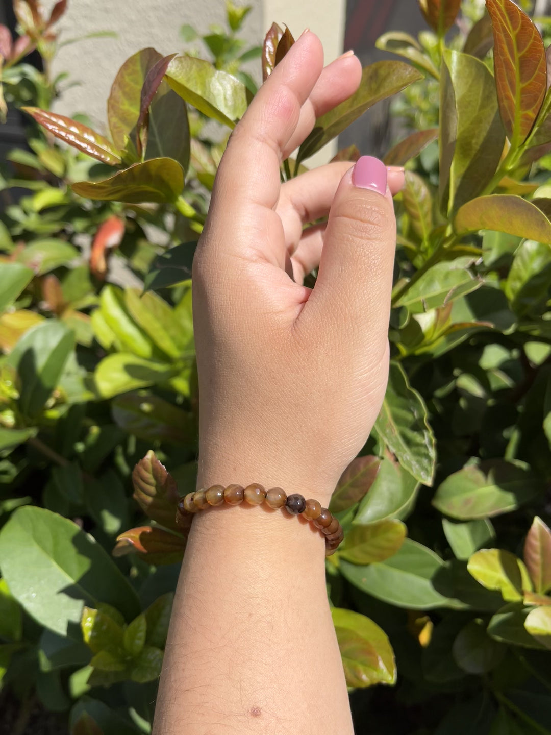 Sivalya Agate Gemstone Beaded Bracelet