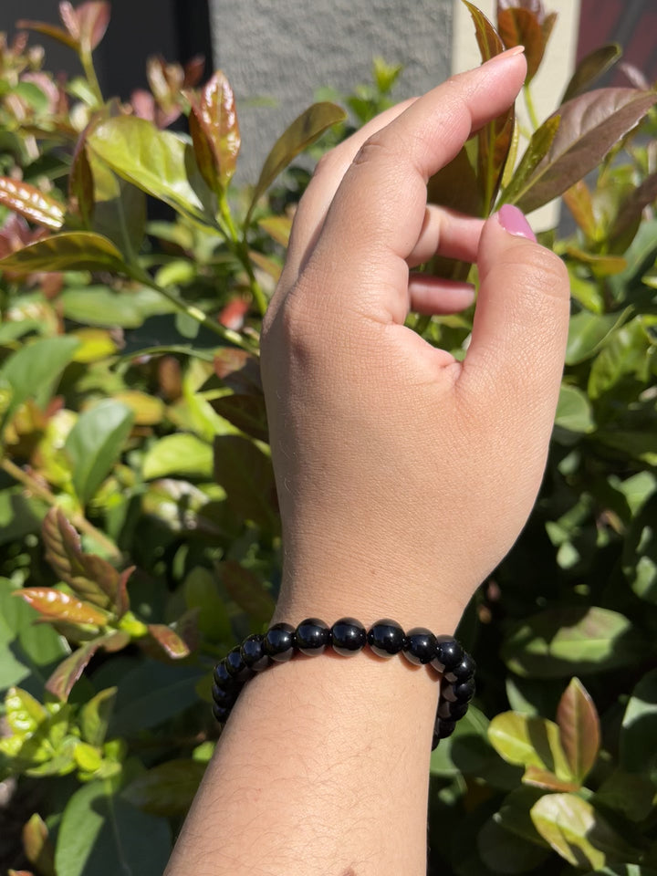 Sivalya Black Spinel Gemstone Beaded Bracelet