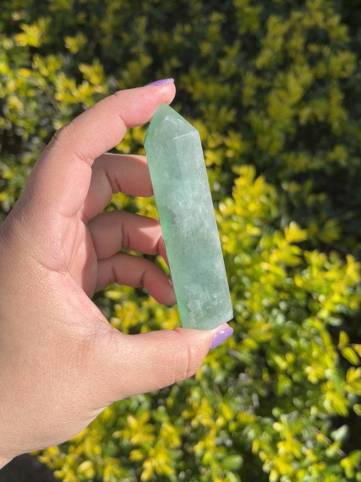 Green Fluorite Tower #2