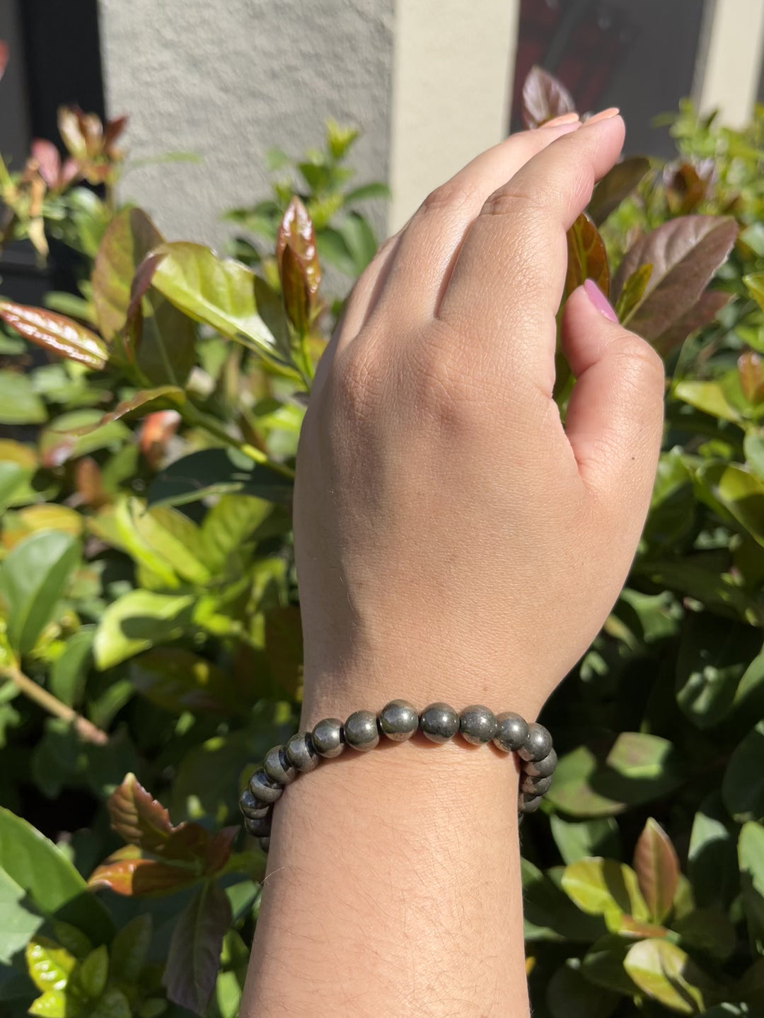 Sivalya Pyrite Gemstone Beaded Bracelet