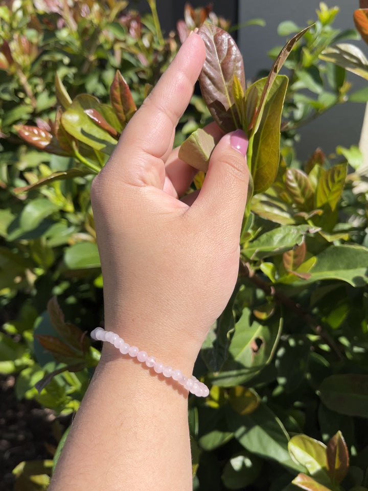 Sivalya Peach Moonstone Gemstone Beaded Bracelet