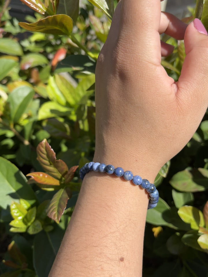 Sivalya Dumortierite Gemstone Beaded Bracelet