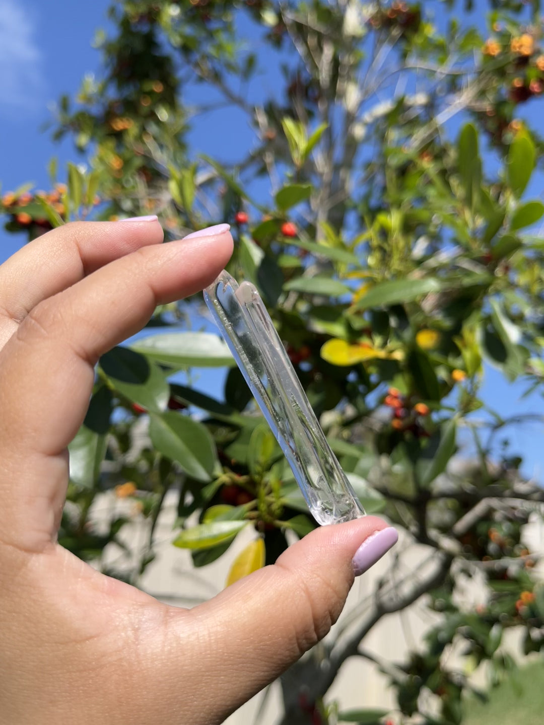 Clear Quartz Crystal Natural Point #7