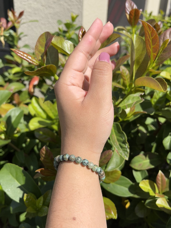 Sivalya African Turquoise Beaded Bracelet