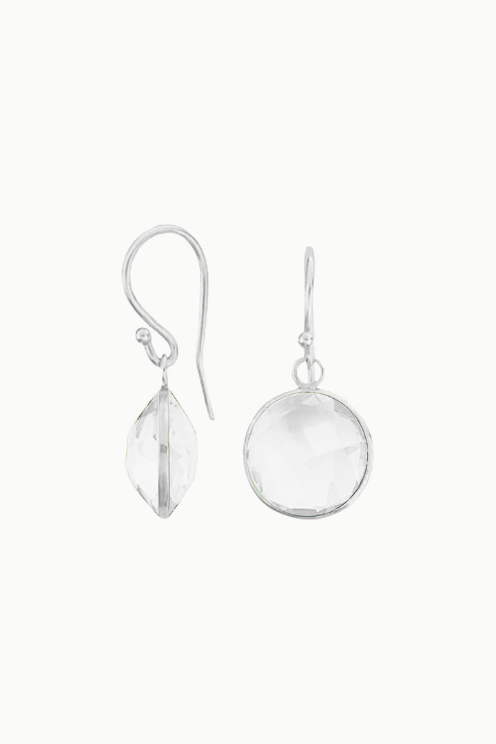 Sivalya Quartz Crystal Gem Drop Earrings