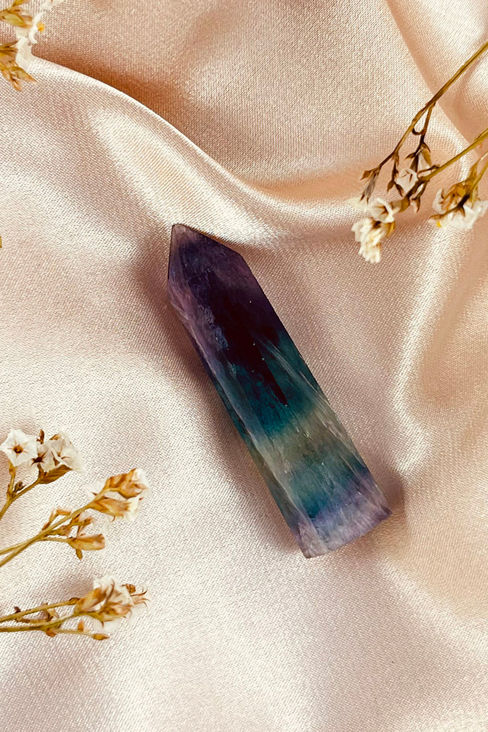 Rainbow Fluorite Tower #2