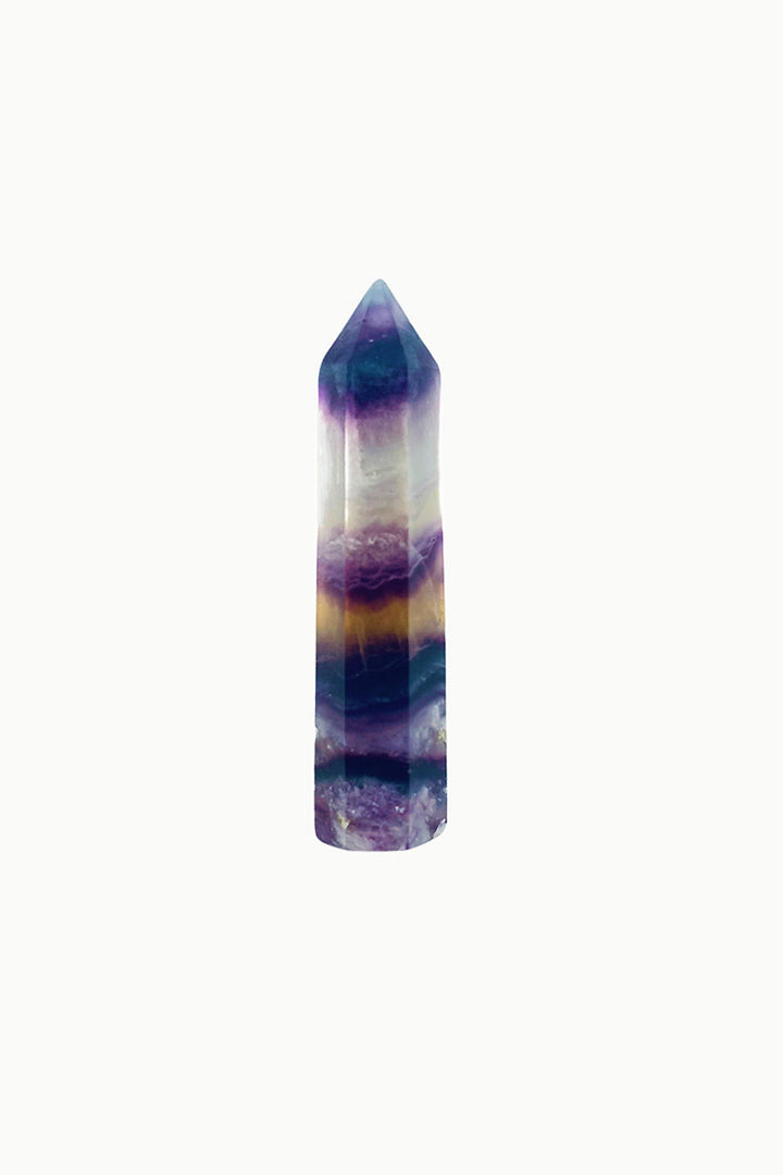 Rainbow Fluorite Tower #2