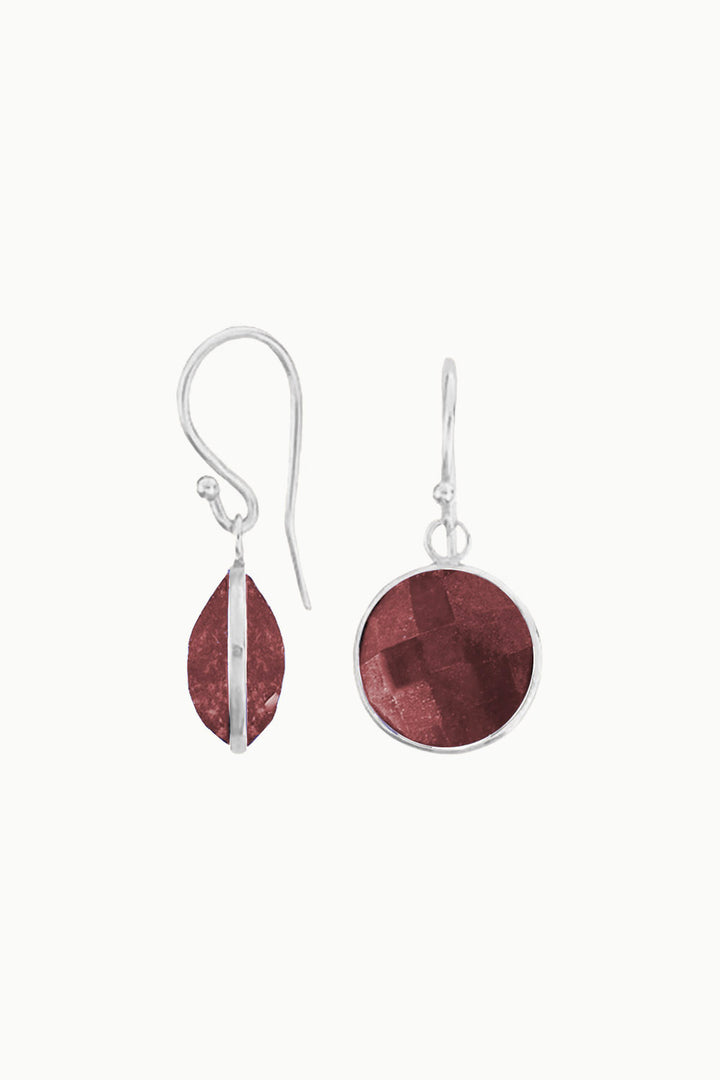 Sivalya Raw Ruby Gem Drop Earrings