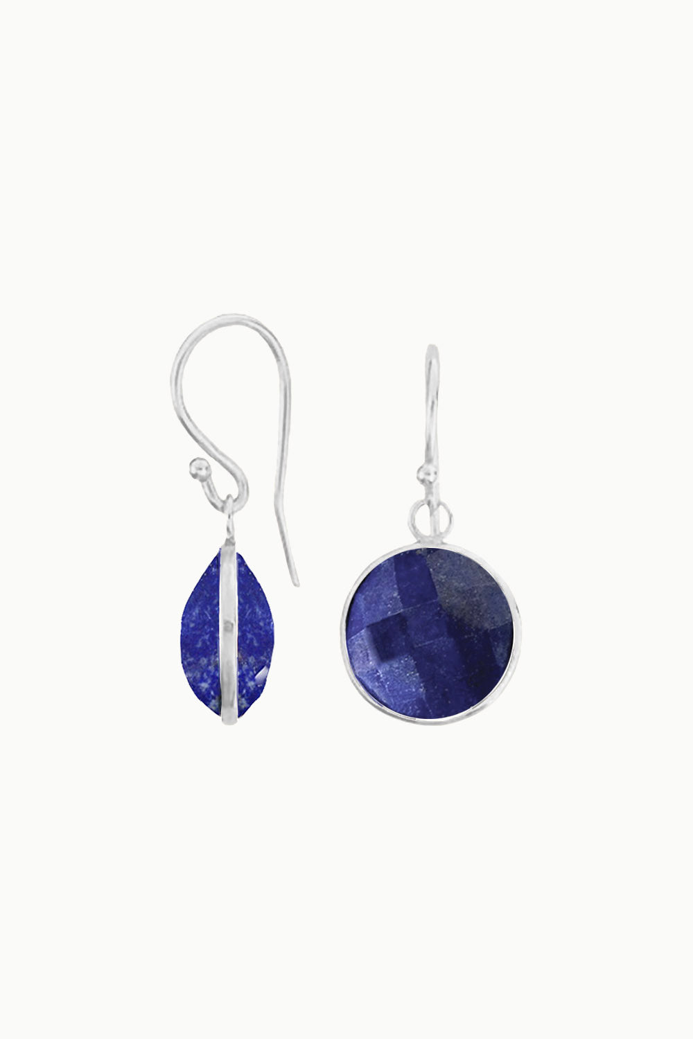 Sivalya Raw Sapphire Gem Drop Earrings