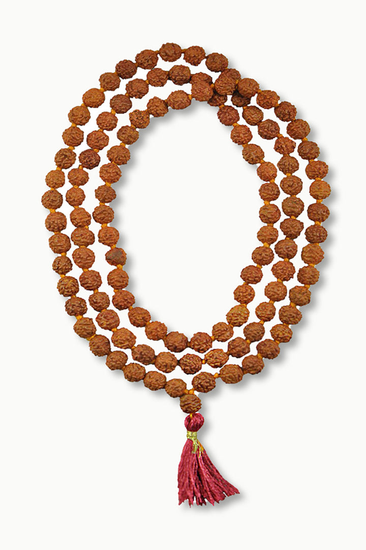 Sivalya Rudraksha 108 Beads Knotted Meditation Mala