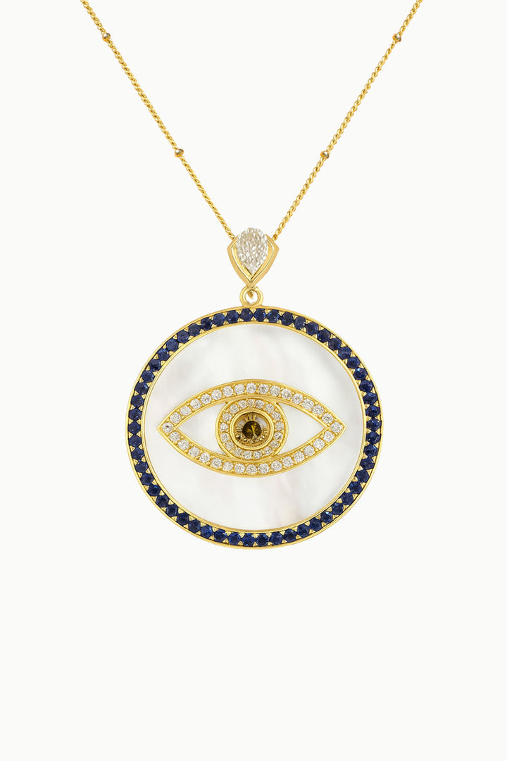 Cosmic Eye Medallion Necklace