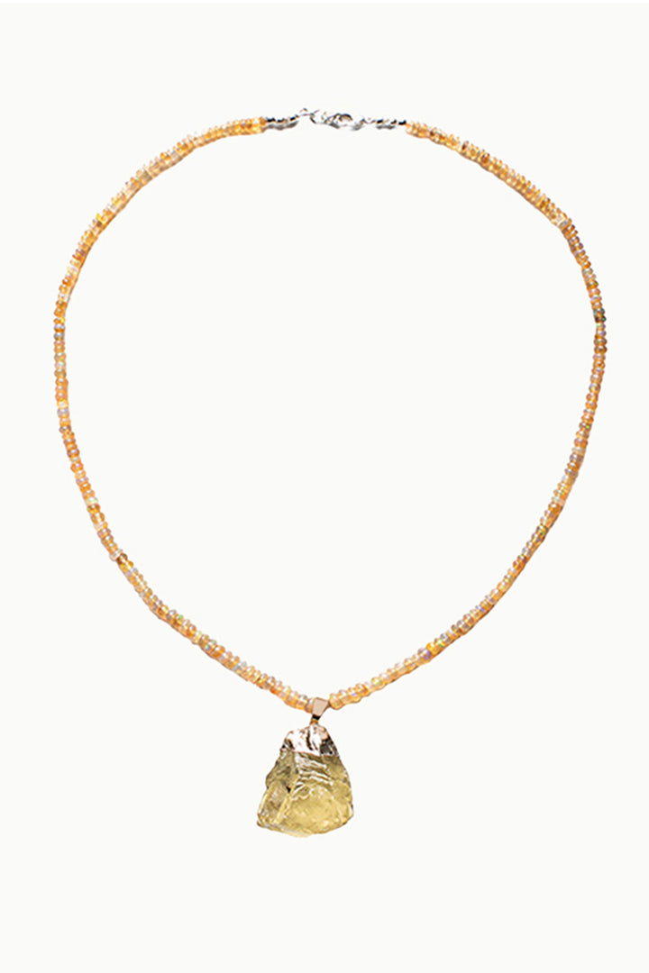 Sunshine Serenity Opal Necklace