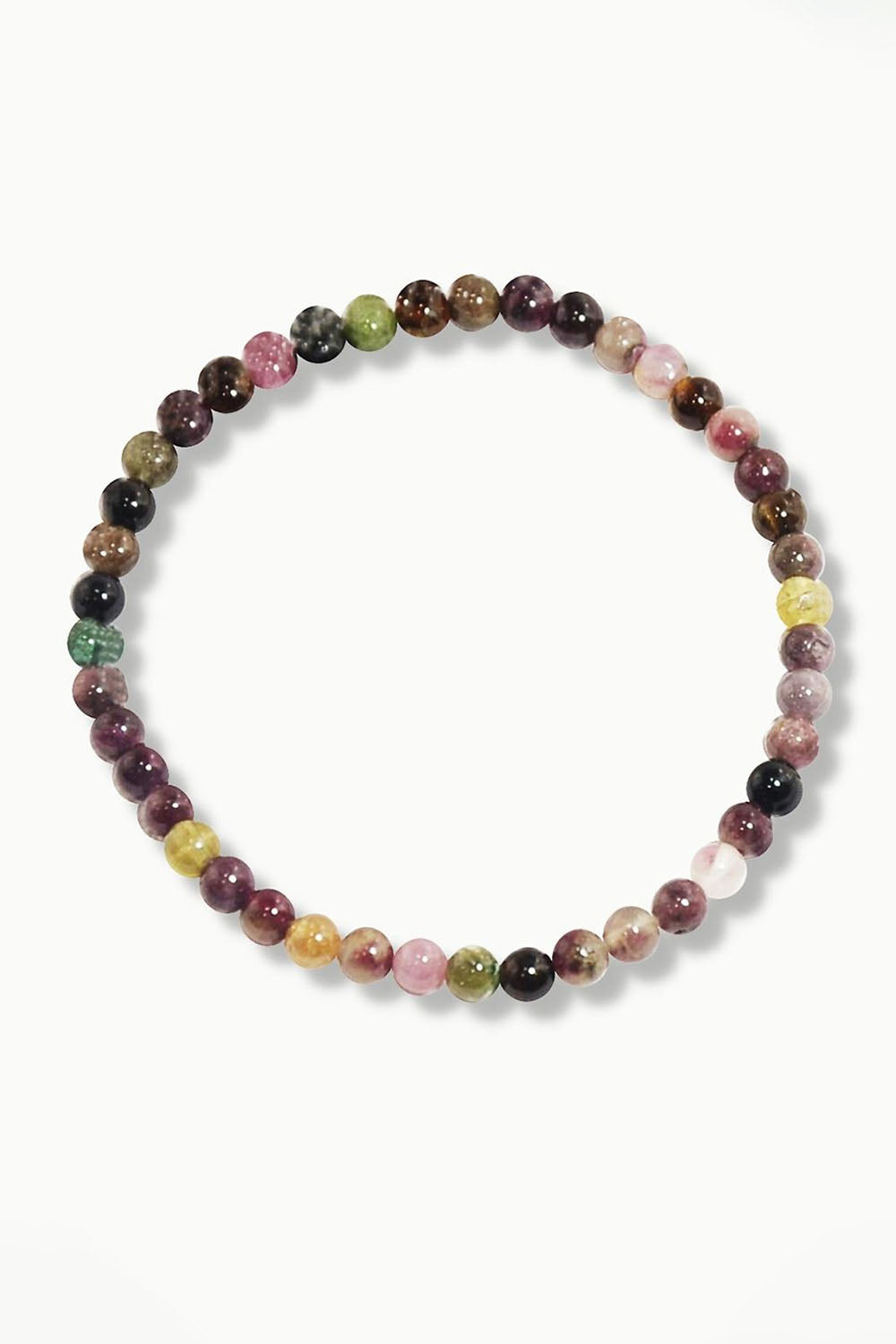 Sivalya Watermelon Tourmaline Gemstone Beaded Bracelet
