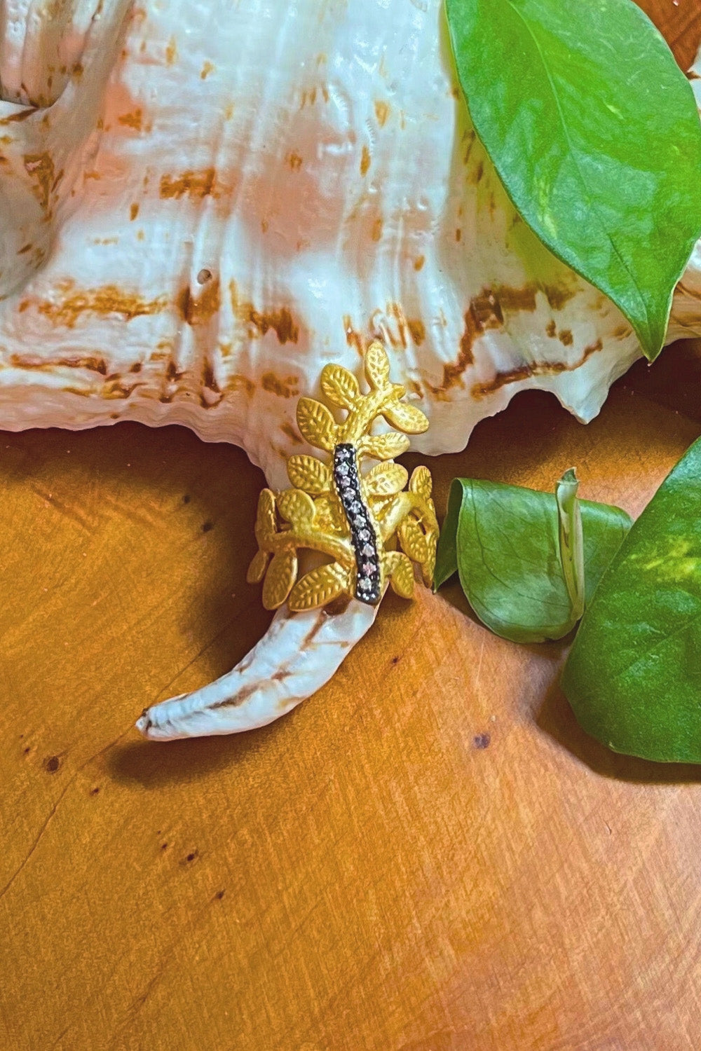 Tree of Life Polki Diamonds Ring for Women Gold | Sivalya