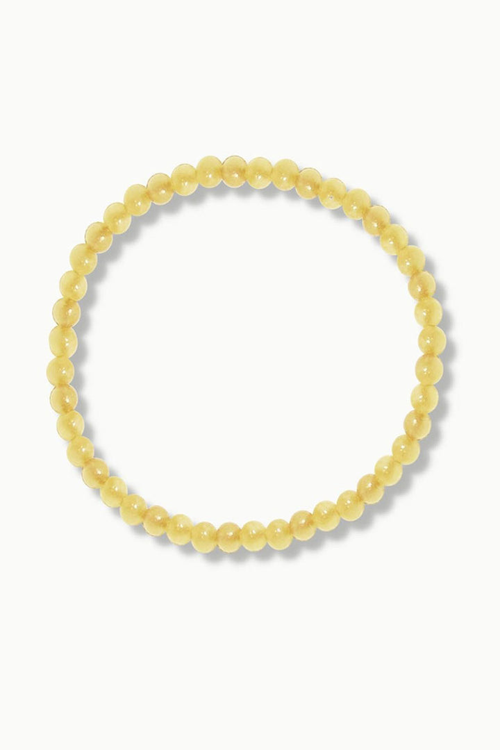 Sivalya Yellow Aragonite Gemstone Beaded Bracelet