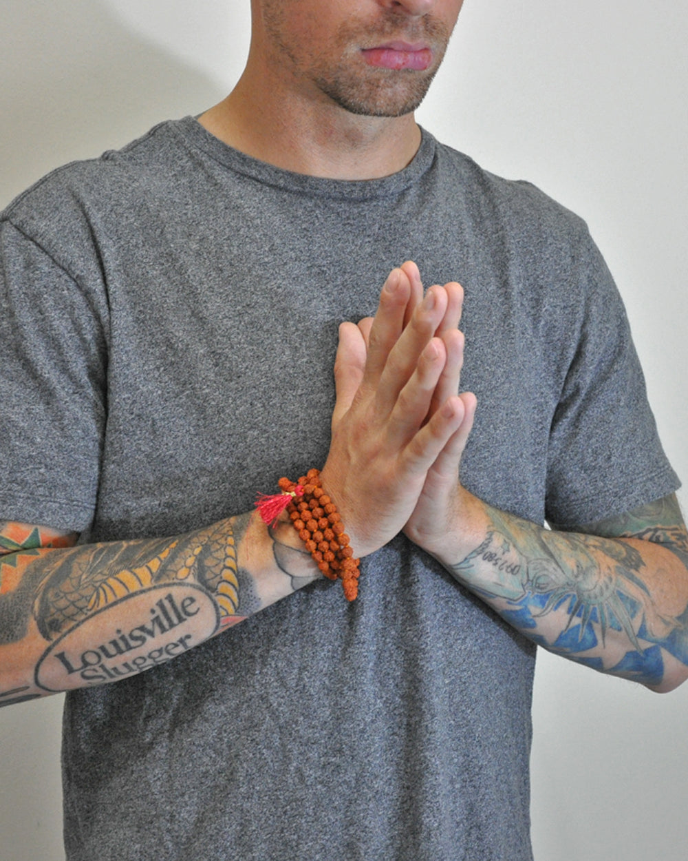 Sivalya Rudraksha 108 Beads Knotted Meditation Mala