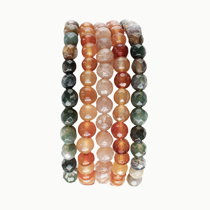 Sivalya Divine Joy & Vitality Energy Bracelet Stack