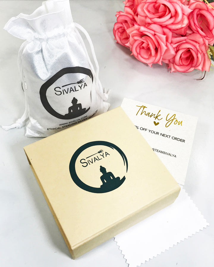 Sivalya Rudraksha 108 Beads Knotted Meditation Mala