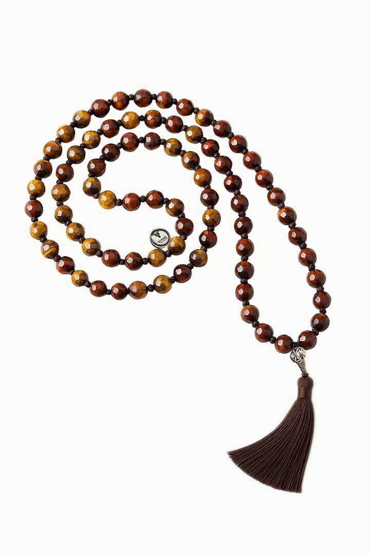 Sivalya Transformative Strength Tiger Eye Mala