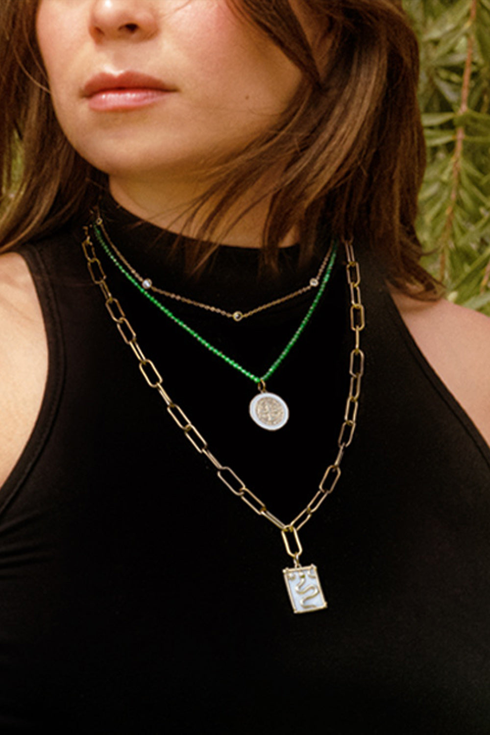Sivalya Abiding Faith Cross Amulet Necklace