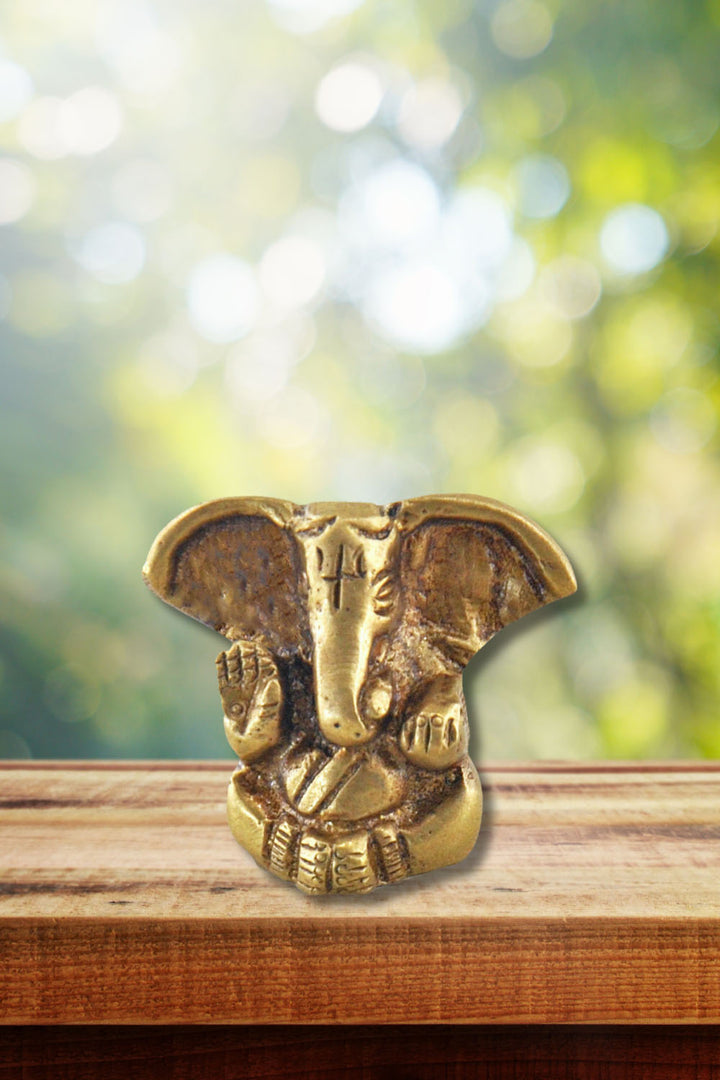 Sivalya Adorable Lord Ganesha Statue in Brass